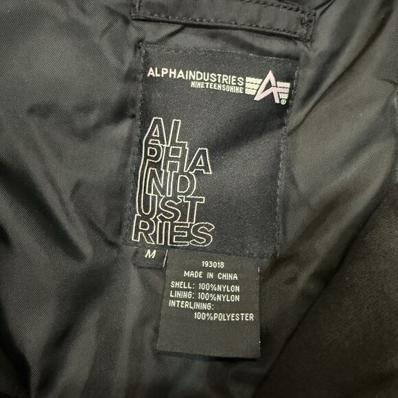 Alpha Industries Cobb II Jacket Coat Parka Women's Size M Alpha Jacket Black - Picture 8 of 15